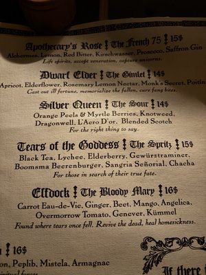 Menu photo 2 Throne Room San Diego, CA