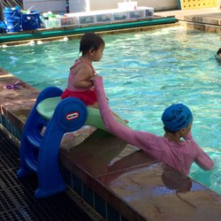There's a handful of fun activities kids tend to enjoy like the slide and "surfing" on large choice floaters.
