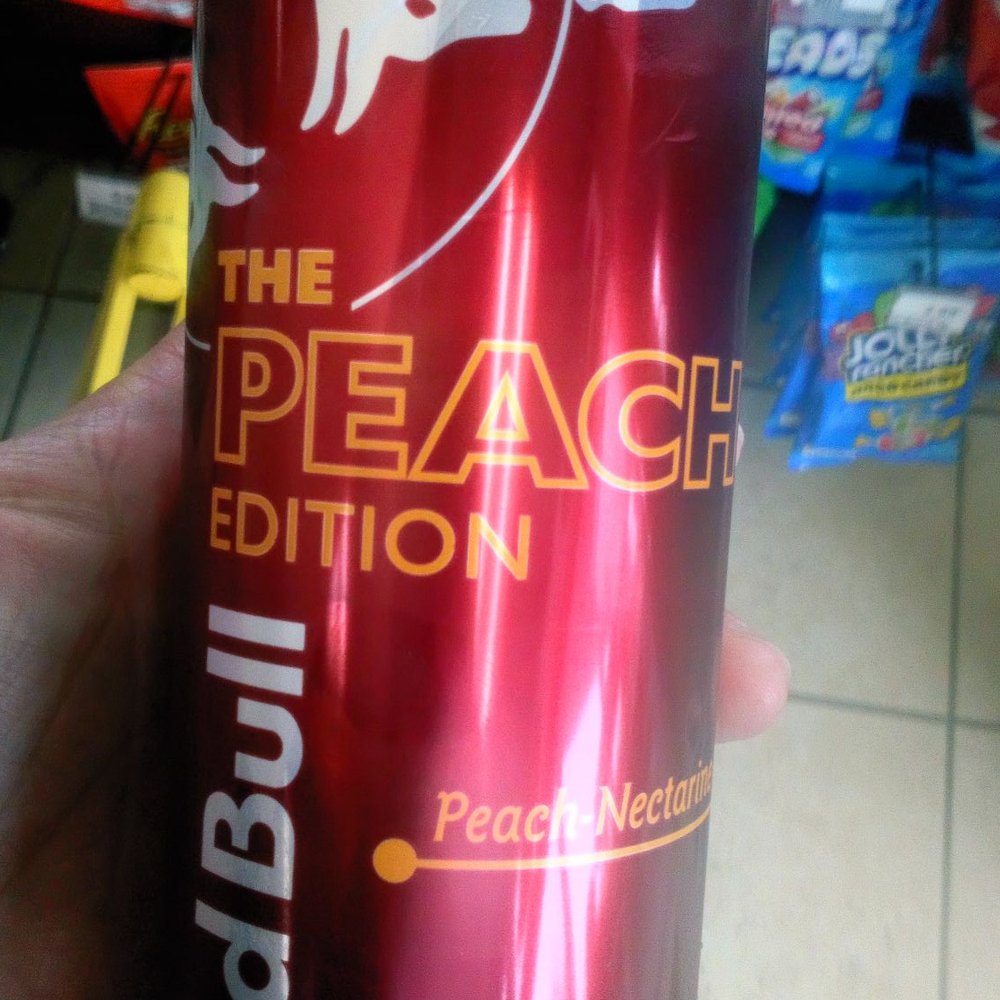 Peach red bull Peach red bull