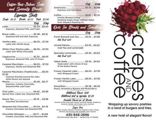 Menu photo 5 Crepes & Coffee Garden City, UT Menu photo 5 Crepes & Coffee Garden City, UT