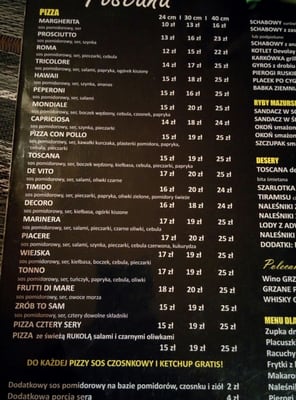 Menu photo 2 Toscana Orzysz, WN