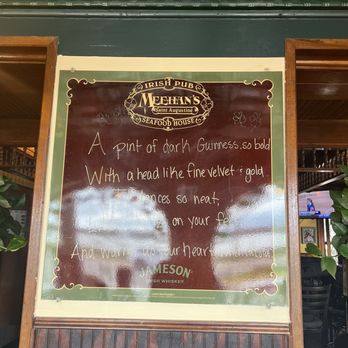 Meehan's Irish Pub & Seafood House - Love this saying! - Seafood Near Me - Saint Augustine, Florida Meehan's Irish Pub & Seafood House - Love this saying! - Seafood Near Me - Saint Augustine, Florida