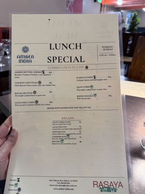 Menu photo 2 Amber India - Milpitas Milpitas, CA