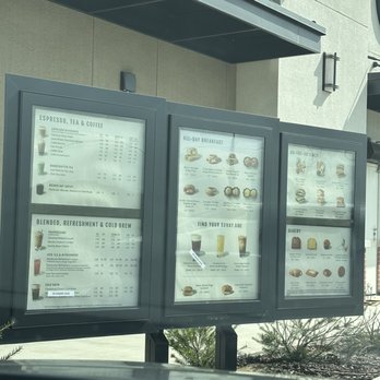 Starbucks - Menu x2 - Coffee & Tea Near Me - Fresno, California Starbucks - Menu x2 - Coffee & Tea Near Me - Fresno, California