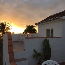 Vista Todoque - Sonnenuntergang über einer der drei Terrassen...