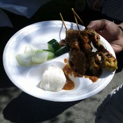 Malaysian Street Food Festival - Chicken stay ftw! Actually the chicken sauce was the winner!