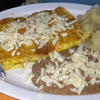 Doña maria - Omelet with red stuff inside...awesome! - Mexican Near Me - Dallas, Texas