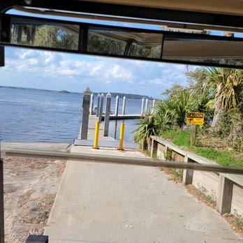 May River Excursions - SItting in golf cart waiting for ferryt to take us back to mainland. - Boating Near Me - Bluffton, South Carolina May River Excursions - SItting in golf cart waiting for ferryt to take us back to mainland. - Boating Near Me - Bluffton, South Carolina