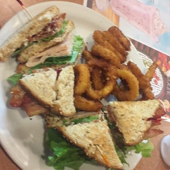 Denny's - Club salad with onion rings - Diners Near Me - Charlotte, North Carolina