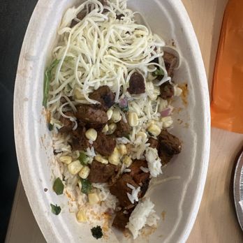 Chipotle Mexican Grill - Build Your Own Burrito Bowl with EXTRA cheese and rice. Disappointment. - Mexican Near Me - Saint Joseph, Missouri Chipotle Mexican Grill - Build Your Own Burrito Bowl with EXTRA cheese and rice. Disappointment. - Mexican Near Me - Saint Joseph, Missouri