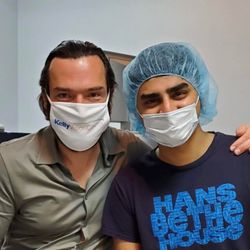 Kelly Vision  - Dr. Kelly and me after the 15 minute procedure