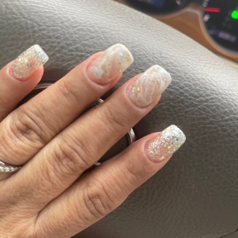 Holly Nails & Spa - Gold and silver swirl - Nail Salons Near Me - Riverside, California Holly Nails & Spa - Gold and silver swirl - Nail Salons Near Me - Riverside, California