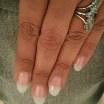 Jenny's Nails - Acrylics with clear gel!! - Nail Salons Near Me - Bloomington, Indiana