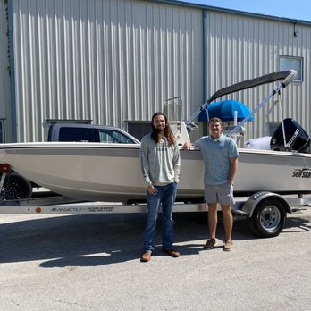 Aloha Marine Center - Preston Mansfield & his 2024 Carolina SKiff With Jacob our Boating & Fishing Specialist!! #Aloha Marine Center!! - Marinas Near Me - Holly Hill, Florida Aloha Marine Center - Preston Mansfield & his 2024 Carolina SKiff With Jacob our Boating & Fishing Specialist!! #Aloha Marine Center!! - Marinas Near Me - Holly Hill, Florida
