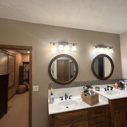 The Finishing Touch Drywall - Bathroom patch and repakr