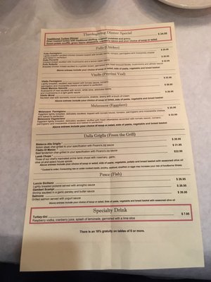 Menu photo 5 Picano's Italian Grille Troy, MI