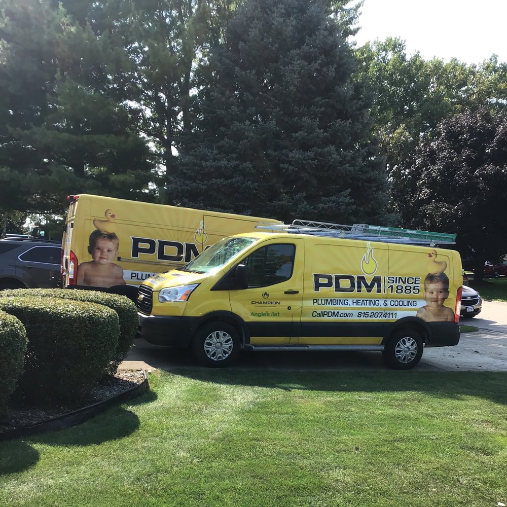 Slide of PDM Plumbing, Heating, Cooling Since 1885