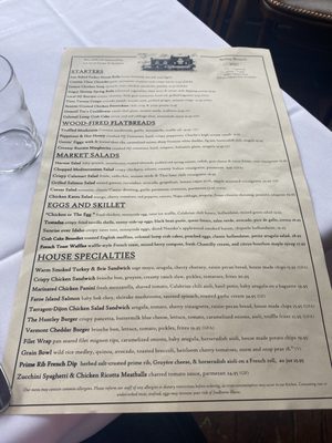 Menu photo 1 The Huntley Taverne Summit, NJ