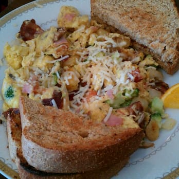 The Homestead - UMF Scramble ($9.79) - New American Near Me - Farmington, Maine