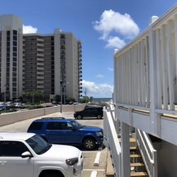 Perdido Dunes - 6/17/19. Monday afternoon. View from our second floor front entrance private balcony. Also a second private balcony in back of condominium.