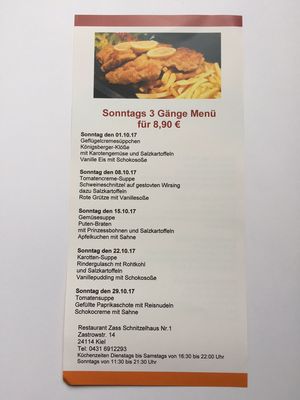Menu photo 2 Zass Kiel, SH