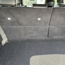 Back of seats