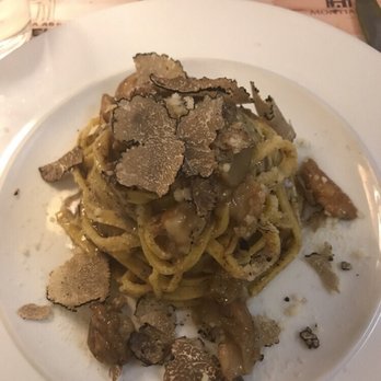 Osteria Barberini - Fettuccine with black truffle and mushrooms - Seafood Near Me - Rome, RM Osteria Barberini - Fettuccine with black truffle and mushrooms - Seafood Near Me - Rome, RM