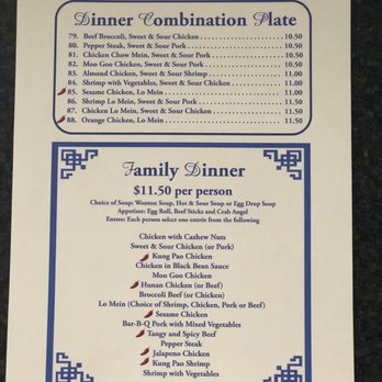 Jumbo Chinese Restaurant - Combination and family dinner - Chinese Near Me - Globe, Arizona