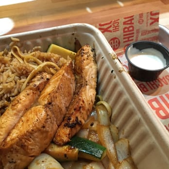 Hibachi Box - Tasty salmon hibachi! - Japanese Near Me - Richmond, Virginia