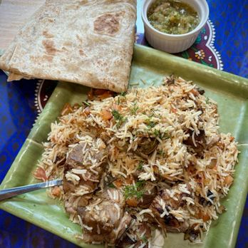 Yemeni - Kabsa: Bone-in Roasted Lamb w/ basmati rice, sahawiq | Lunch-$18/Dinner-$23.99 (Tawa-$3) - Middle Eastern Near Me - San Francisco, California