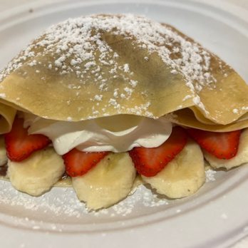 Island Crepes and Lemonade - Strawberry, banana, Nutella, whip cream crepe. - Creperies Near Me - Honolulu, Hawaii