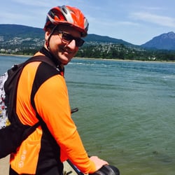English Bay Bike Rentals - Beautiful day with a beautiful man.
