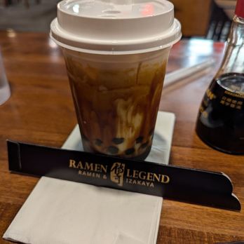 Ramen Legend - Brown sugar bubble milk - Ramen Near Me - Salt Lake City, Utah