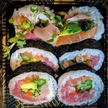 Yanagi - Bonsai Roll. Ginger and wasabi not shown - Sushi Bars Near Me - Austin, Texas Yanagi - Bonsai Roll. Ginger and wasabi not shown - Sushi Bars Near Me - Austin, Texas