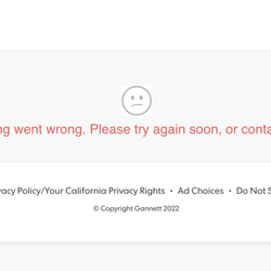 Austin American-Statesman - Error message you get when hitting the "Unsubscribe" button in AAS emails.