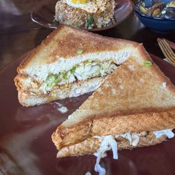 Teriyaki chicken sando