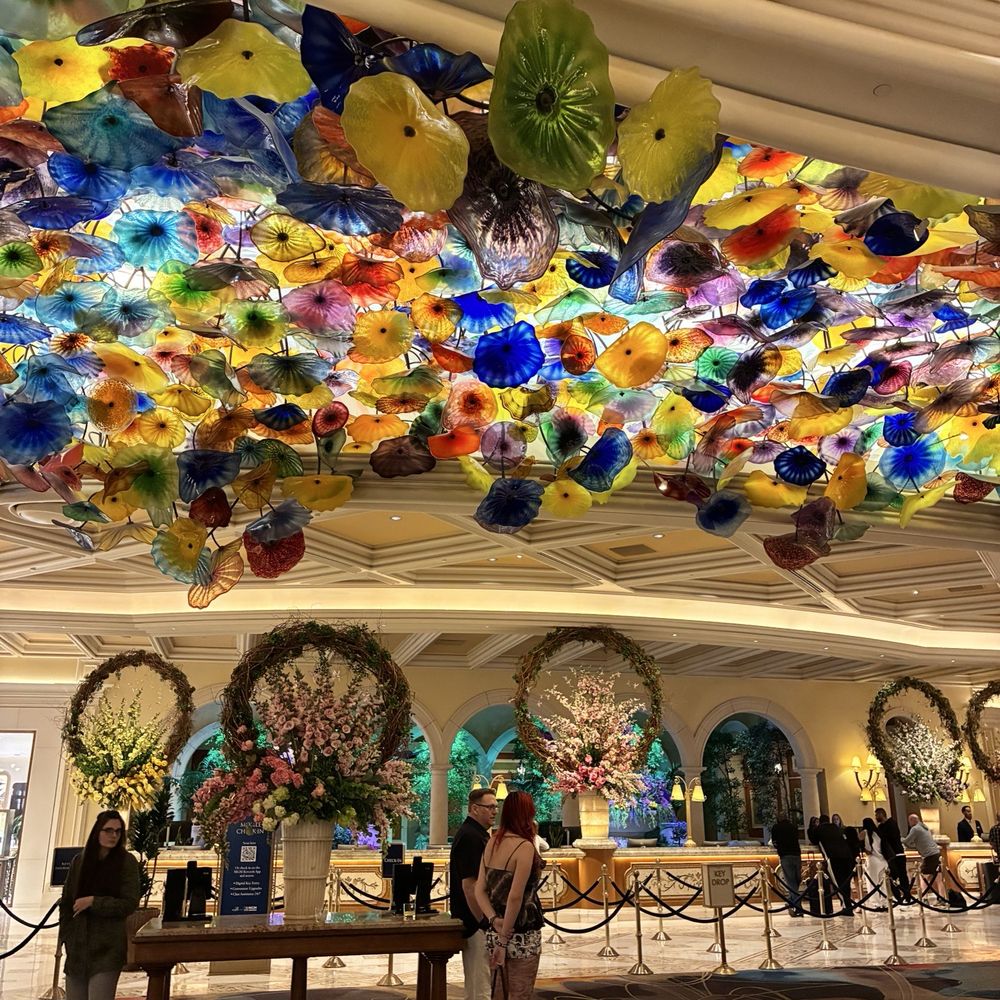 Bellagio - Hotel registration area - Hotels Near Me - Las Vegas, Nevada