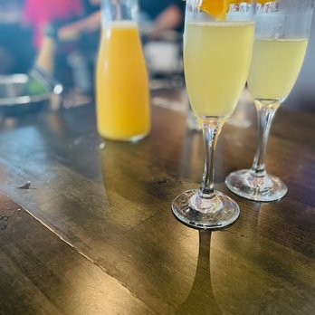 Maple Bacon Restaurant - mimosas yes please! - American Near Me - Plano, Texas
