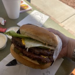 Double Classic Burger w/ Cheese Double Classic Burger w/ Cheese