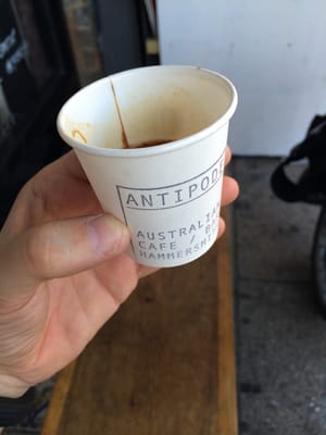 Antipode by null