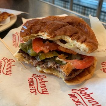 Johnny Rockets - Spicy Houston burger - Burgers Near Me - Atlanta, Georgia Johnny Rockets - Spicy Houston burger - Burgers Near Me - Atlanta, Georgia