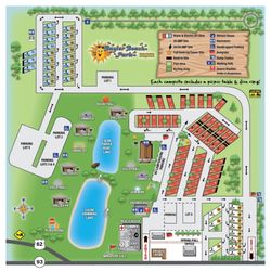 Baylor Beach Park - Campground map.