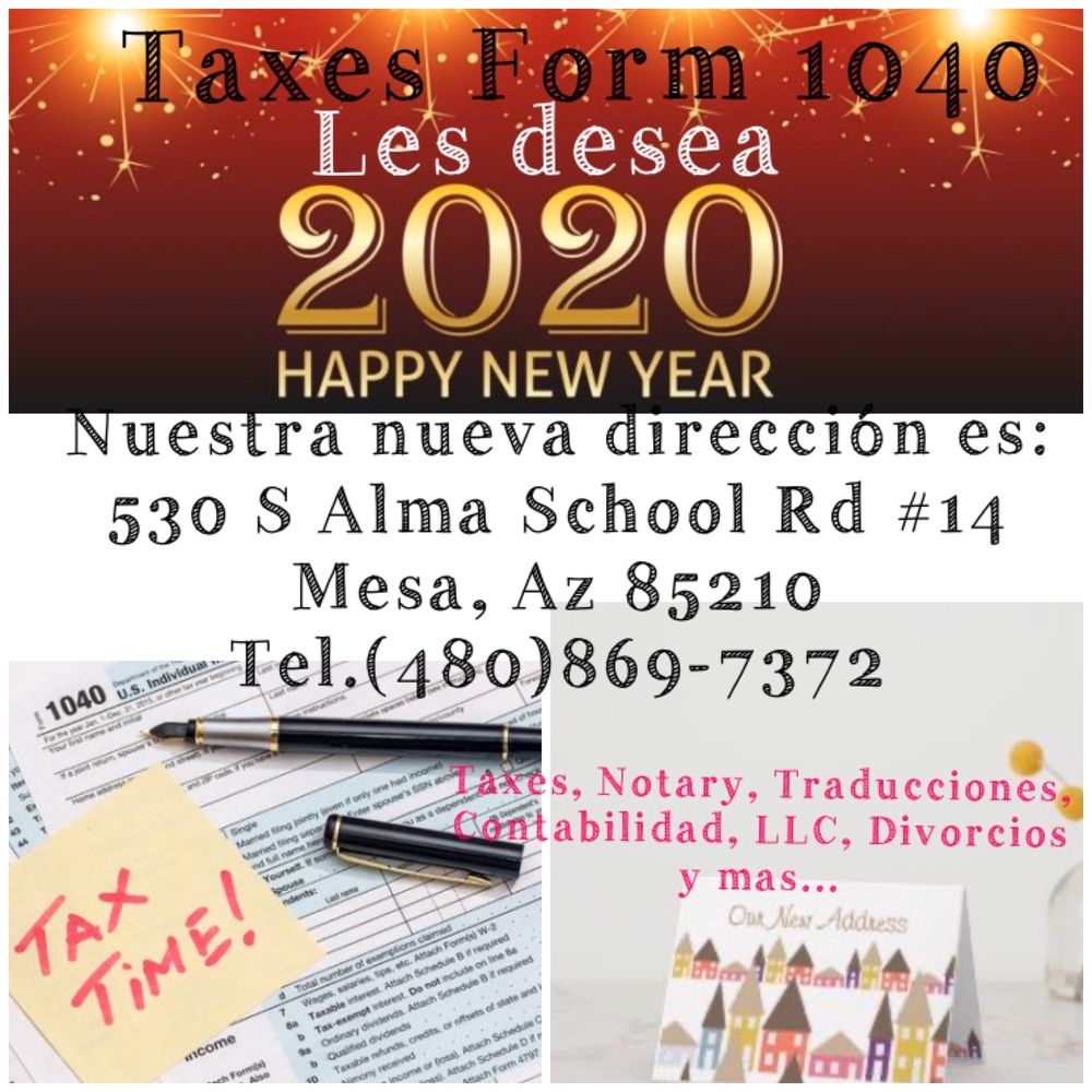 TAXES FORM 1040 Request a Quote 27 Photos 835 E Southern Ave