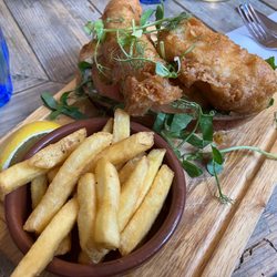 Oscar & Bentley's - Open Fish Butty £10.25