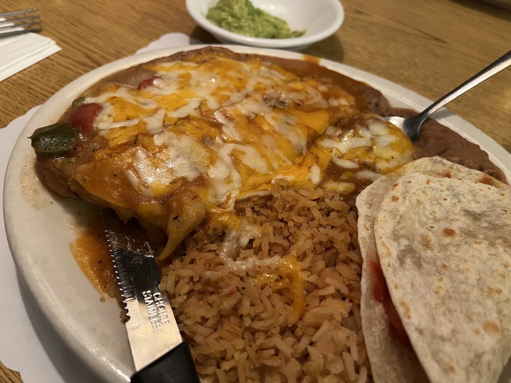 Food from La Cabana Restaurant