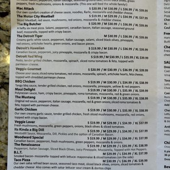 Detroit Pizza - Camas At Crown Park - Menu - Pizza Near Me - Camas, Washington Detroit Pizza - Camas At Crown Park - Menu - Pizza Near Me - Camas, Washington