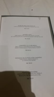 Menu photo 7 Cota 200 Rio de Janeiro, RJ Menu photo 7 Cota 200 Rio de Janeiro, RJ