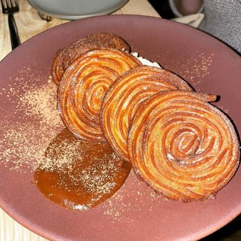 Colita - Churros - dulce de leche, cinnamon sugar, dulce cream (10/10) - By far the best dessert I have ever had. - New American Near Me - Minneapolis, Minnesota Colita - Churros - dulce de leche, cinnamon sugar, dulce cream (10/10) - By far the best dessert I have ever had. - New American Near Me - Minneapolis, Minnesota