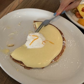 Moke's Bread & Breakfast - Pancake with yogurt-based dressing. - Breakfast & Brunch Near Me - Kailua, Hawaii