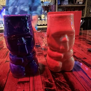 Pineapple Parlor - House-distilled spiced rum and banana rum shots - Tiki Bars Near Me - Galveston, Texas Pineapple Parlor - House-distilled spiced rum and banana rum shots - Tiki Bars Near Me - Galveston, Texas